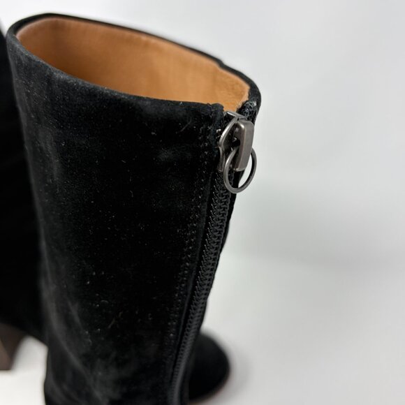 Free People women's Elle Block Heel Boots black suede 39 Portugal - Picture 6 of 12